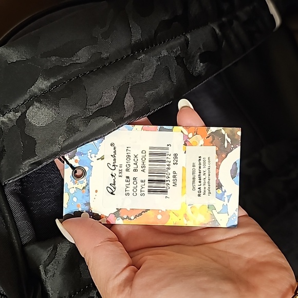 NWT ROBERT GRAHAM CAMOUFLAGE BACKPACK - BLACK CAMO - Picture 5 of 6